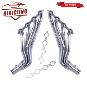 Eh28982-2d Riaiciing Stainless C10 Ls Truck Headers Kit 1-7/8 Inch For Conversion Swap Ls1 Ls2 Ls3 Ls6