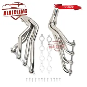 Eh28993-2 Riaiciing Pair Exhaust Headers For 1999-2006 Chevy Gmc Silverado Sierra Yukon Tahoe 2/4wd