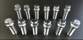 Rsracing Rsrh004-c-12ss Sbc Chevy Chrome 6pt Header Bolt 12pc Kit 3/8 Inch -16 X 1 283 327 350 400