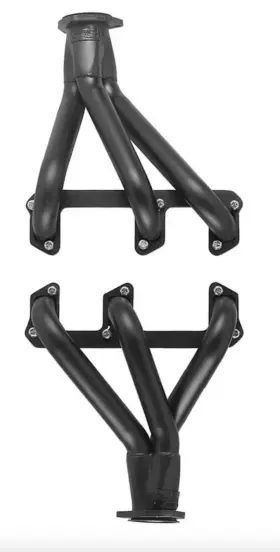 Bs1-p Sanderson 1927 1948 Buick V6 Shorty Plain Steel Exhaust Headers