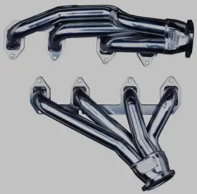 Ff393-bec Sanderson Black Big Block 332 428 Ford Mustang Fe Exhaust Headers