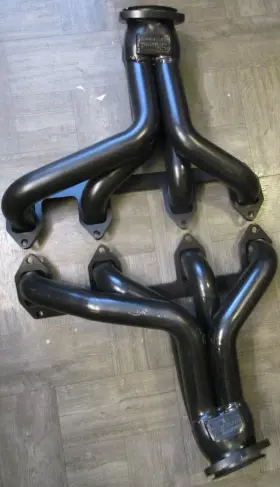 Ff427-bec Sanderson Headers Ford Fe 360 390 427 Truck F-100 57-76 Rwd Ceramic Bl