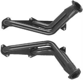 Fh1-p Sanderson Ford Flathead V8 32 - 34 And 49 54 Mercury Cars Plain Steel Headers