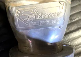 Sanderson Headers Ff5-p New Ceramic Coated Block Hugger For Small Ford Windsor