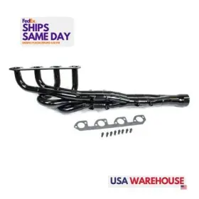 F232v0y Schoenfeld F232vy Pair Of Pinto Header 2300cc Tri-y 1-1/2 1-5/8 Black Steel