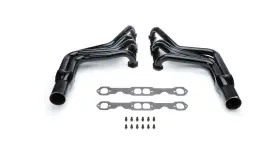1308vsp-3 Schoenfeld Headers Truck Black For 67-87 Gm Small Block Chevy