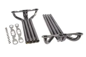 1522 Schoenfeld Headers Sbc Header Demolition Derby 1-5/8 In Primary Black Paint Pair