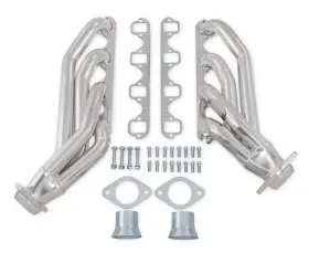 C5zz-9430-cc-sh Scott Drake Shorty Header 1-5/8 Inch Silver Ceramic Coated