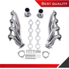 Sv27129 Shopvertex Exhaust Headers 2 1/2 Inch Collectors Suit Chevelle Shorty Stainless Steel
