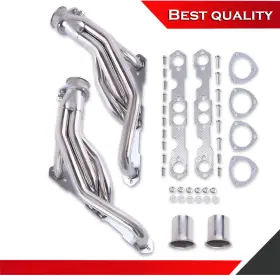 Sv27173 Shopvertex Suit Chevy Sbc Gmc C/k Series 1500 2500 3500 1988-1995 Headers Stainless Steel