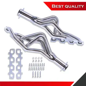 Sv27491 Shopvertex Exhaust Headers With Gasket Suit Dodge Ram 1500 5.7l Hemi 2009-2018 Stainless Steel