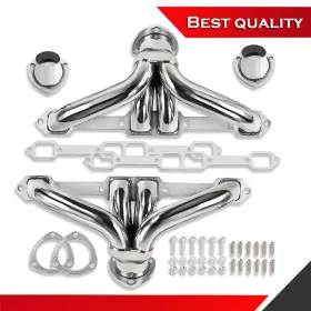 Sv27494 Shopvertex Exhaust Headers With Gasket Suit Dodge Chrysler Plymouth Big Block 383 1959-1978