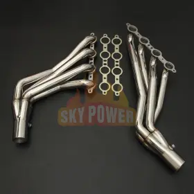 Ag2014010 Skp Long Tube Headers For 99-06 Chevy Gmc Sierra Silverado Tahoe Yukon V8 1-3/4 Inch
