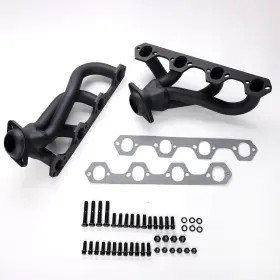 Skpm 202404231750 Exhaust Headers 1.5 Inch For 1987-1995 Ford Bronco Manifolds Black