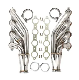 62023087492 Skpm Turbo Headers For Chevy Gm Small Block Lsx Ls1 Ls2 Ls3 Ls6 1-3/4 Inch 304