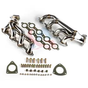 62023961104 Skpm Shorty Headers For 03-06 Chevy Gmc 6.0l Sierra Silverado Truck 1500hd 2500hd V8