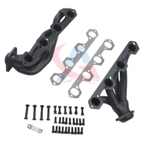 Ag20243338 Skpm Shorty Exhaust Headers Fits 1986-1995 Ford F-150/250/bronco 351 5.8l 2wd And 4wd