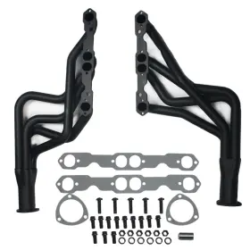 Skpm20246401bw Skpm Long Tube Headers For Chevelle/el Camino Monte Carlo Nova-painted Competition