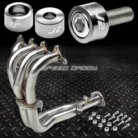 Sdd-hdsai92rs Speed Daddy J2a9006sl Unused J2 For 92-93 Integra Exhaust Manifold Racing Header Silver Washer Bolts