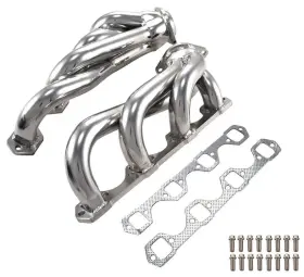 Pce316.1003 Speedmaster 1986-1993 Mustang 5.0 V8 302 Polished T304 Stainless Steel Shorty Short Headers