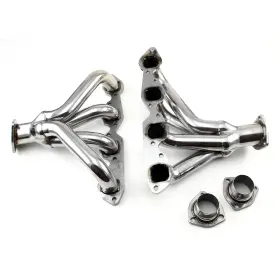 Pce316.1050.01 Speedmaster Chevy Bbc 454 Center Dump Block Hugger Stainless Steel Exhaust Headers