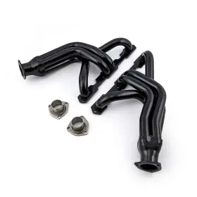 Pce316.1153 Speedmaster Chevy Sbc 350 1955-57 Tri-5 Mid Length Black Headers Straight Plug
