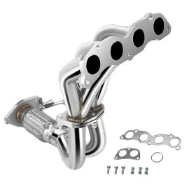 Spt-ehd1208 Speedracingturbo Performance Stainless Steel Exhaust Manifold Header For 03-07 Honda Accord 2.4l