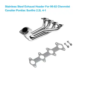 Spt-ehd1339 Speedracingturbo Stainless Steel Exhaust Header For 95-02 Chevrolet Cavalier Pontiac Sunfire 2.2l