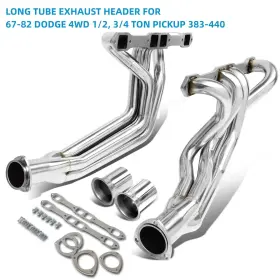 Spt-ehd1351 Speedracingturbo Exhaust Header For 67-78 Dodge W100 W150 W200 Plymouth Trailduster 6.3 6.6 7.2