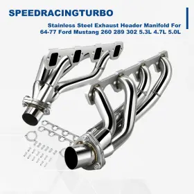 Spt-ehd1408 Speedracingturbo Stainless Steel Exhaut Header For 64-77 Ford Mustang 260 289 302 5.3l 4.7l 5.0l