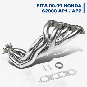 Spt-hs2000-t2-hp Speedracingturbo Stainless Steel Exhaust Header For 00-09 Honda S2000 Ap1/2 2.0l 2.2l F20c F22c1