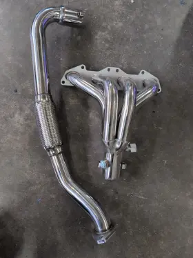 Sptegs-cat1062 Speedracingturbo Exhaust Header Manifold For 1995-1999 Mitsubishi Eclipse Talon 2.0l I4 Non Turbo