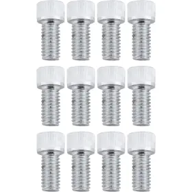 91303808 Speedway Motors King Chrome Allen Header Bolts 3/8-16 X 3/4 Inch Set/12
