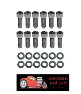 9831 Srs Chevy Small Block Chrome Intake Bolts Socket Allen Head 283 305 307 327 350 400