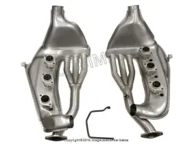 91.917ssi Ssi For Porsche 1984-1989 Heat Exchanger Set Left And Right Stainless Steel