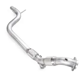 M15edpcat Stainless Works 2015-16 Mustang Downpipe 3in High-flow Cats Factory Connection