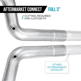 M15ldslg Stainless Works Mustang Gt Lead Pipe Kit 15-25 Aftermarket Connect