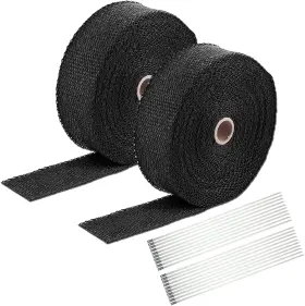Su30513 Superfastracing 2 Roll Inch X 50ft Exhaust Heat Wrap Black