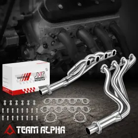 Tma-jvthd054 Team-alpha Fits 1983-1987 Ford F-250 F-350 7.5l 2wd 4-1 Long Tube S.steel Exhaust Headers