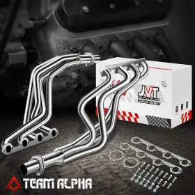 Tma-jvthd055 Team-alpha Fits 1987-1995 Ford F150 F250 Rwd 351 5.8l Ohv Long Tube S.steel Exhaust Headers