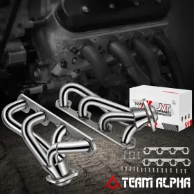 Tma-jvthd057 Team-alpha Fits 1986-1996 Ford E-250 F-250 Bronco 5.0 V8 4-1 Shorty S.steel Exhaust Headers