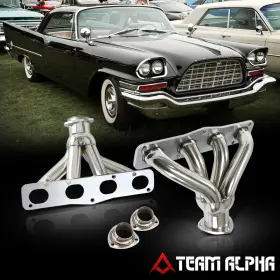 Tma-hdshemi331 Tma Fits 1951-1958 Chrysler 331-392 Mopar Hemi Hugger Style Exhaust Manifold Header