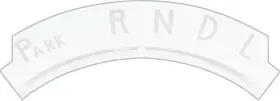 Cm2098 Trim Parts 1961-62 Impala Bel Air Biscayne Transmission Indicator Lens With Powerglide