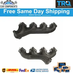 Exa51596 Trq New Exhaust Manifolds Pair For 1980-1987 Ford