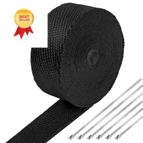 Bjd-50 Tyzuiaw 2 Inch X 50 Ft Fiberglass Exhaust Heat Wrap Roll With Stainless Ties For