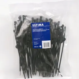 Ut-56902-2 Ultima Fir Tree Mount Cable Ties 12 Inch X 3/16 Black