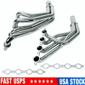 Vehicle-218 Vehicleautopartszone For Fox Body Ls Conversion Swap Headers 79-93 And 94-04 Ford Mustang 4.8l 5.3l