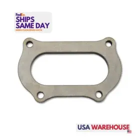 147204 Vibrant Performance 14724 One Manifold Flange For Hond A K24 Motor Natural Steel Performanc
