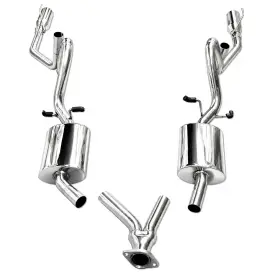 025-1s3423 Vinojiu Catback Exhaust System With Dual Tips For 99-04 Ford Mustang 3.8l V6 025-1s3423 Vinojiu Catback Exhaust System With Dual Tips For 99-04 Ford Mustang 3.8l V6