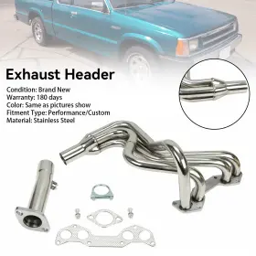 C265-a118 Vipih Exhaust Manifold Performance Header Fit Mazda B2000 B2200 2.0l 2.2l 1986-1993 #